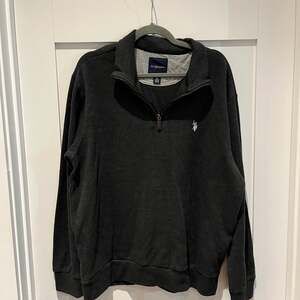 U.S. Polo Assn. Men's Quarter Zip Pullover Knit Sweatshirt XL